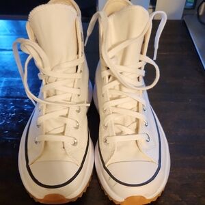 Converse Black and Cream Sneakers